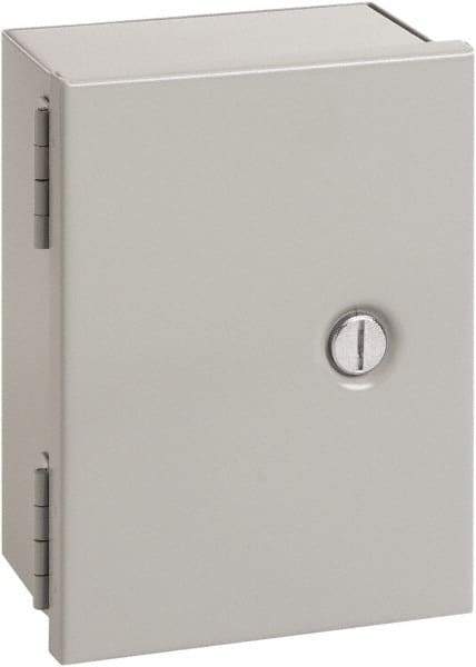 nVent Hoffman - Steel Junction Box Enclosure Hinge Flat Cover - NEMA 1, 12" Wide x 12" High x 4" Deep - Exact Industrial Supply