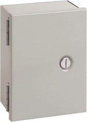 nVent Hoffman - Steel Junction Box Enclosure Hinge Flat Cover - NEMA 1, 12" Wide x 14" High x 6" Deep - Exact Industrial Supply