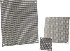 nVent Hoffman - 28-1/2" OAW x 32" OAH Powder Coat Finish Electrical Enclosure Nonperforated Panel - 36" x 30" Box, 12 Gauge Steel, Use with A36N3012LP/A36N306LP/A36N308LP/A36N30ALP/A36N30BLP/A36N30DLP - Exact Industrial Supply