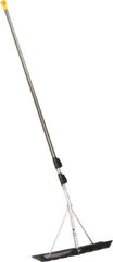 True Temper - 18 Inch Wide Blade x 6 Inch High Blade Roof Rake - 204 Inch Long Aluminum, Telescopic Handle - Exact Industrial Supply