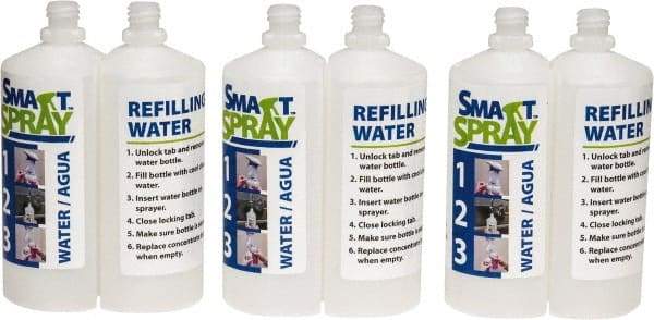 PRO-SOURCE - 11 oz Plastic Bottle - Clear - Exact Industrial Supply