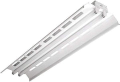 Cooper Lighting - 4 Lamps, 32 Watts, Fluorescent, Low Bay Fixture - 96" Long x 4-5/8" High x 12" Wide, 120-277 Volt, Steel Housing - Exact Industrial Supply