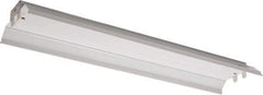 Cooper Lighting - 2 Lamps, 32 Watts, Fluorescent, Low Bay Fixture - 48" Long x 4-5/8" High x 12" Wide, 120-277 Volt, Steel Housing - Exact Industrial Supply