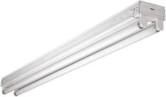 Cooper Lighting - 4 Lamp, 32 Watt, Fluorescent Strip Light - Suspended, 120/277 Volt, 96" Long x 4-1/4" Wide x 3-5/8" High - Exact Industrial Supply