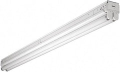 Cooper Lighting - 1 Lamp, 40 Watt, Fluorescent Strip Light - Suspended, 120/277 Volt, 48" Long x 2-3/4" Wide x 3-5/16" High - Exact Industrial Supply