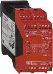 Square D - 120 VAC & 24 VDC, 5 VA Power Rating, Standard Electromechanical & Solid State Screw General Purpose Relay - 6 Amp at 24 VDC, 1NC/4SS (Auxiliary) & 3NO - Exact Industrial Supply