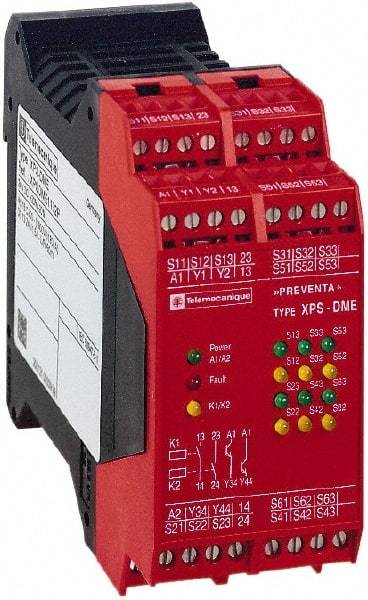 Square D - 24 VAC/VDC, Standard Electromechanical & Solid State Screw General Purpose Relay - 6 Amp at 24 VAC/VDC, 2NO/2SS - Exact Industrial Supply