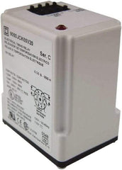 Square D - 8 Pin, 999 hr Delay, Multiple Range DPDT Time Delay Relay - 10 Contact Amp, 24 VAC/VDC - Exact Industrial Supply