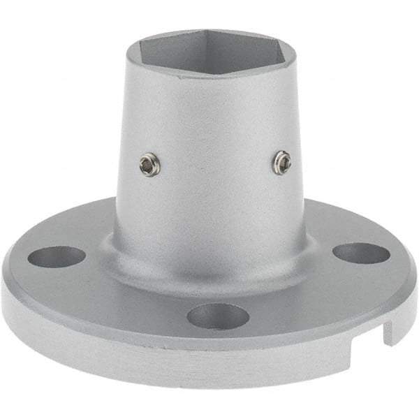Square D - 2.44 Inch Long x 3.94 Inch Wide, Visual Signal Device Mount Base - For Use with XVC6 - Exact Industrial Supply