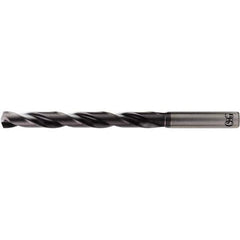 OSG - 7.6mm 140° Spiral Flute Solid Carbide Taper Length Drill Bit - Exact Industrial Supply