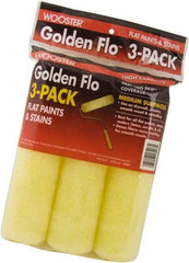 Wooster Brush - 3/8" Nap, 9" Wide Paint Roller - Medium Texture, Synthetic Knit - Exact Industrial Supply
