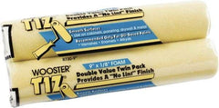 Wooster Brush - 1/8" Nap, 9" Wide Paint Roller - Smooth Texture, Foam - Exact Industrial Supply