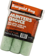 Wooster Brush - 3/8" Nap, 9" Wide Paint Roller - Medium Texture, Synthetic Knit - Exact Industrial Supply
