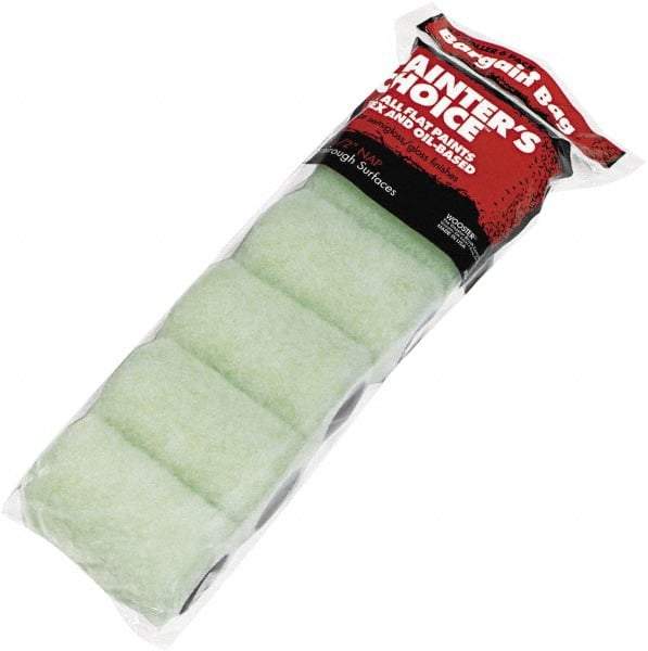 Wooster Brush - 1/2" Nap, 4" Wide Paint Roller - Semi-Rough Texture, Synthetic Knit - Exact Industrial Supply