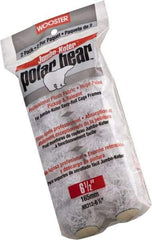 Wooster Brush - 3/8" Nap, 6-1/2" Wide Paint Mini Roller Covers - Medium-Rough Texture, Fabric - Exact Industrial Supply