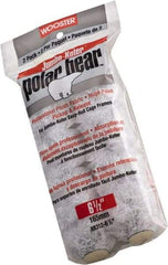 Wooster Brush - 3/8" Nap, 4-1/2" Wide Paint Mini Roller Covers - Medium-Rough Texture, Fabric - Exact Industrial Supply