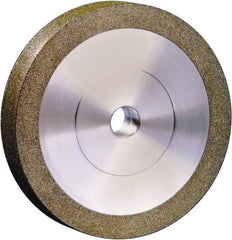Strauss - 6" Diam x 1" Hole x 1" Thick, 80 Grit Surface Grinding Wheel - Diamond, Coarse Grade, Electoplated Bond - Exact Industrial Supply