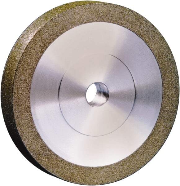 Strauss - 6" Diam x 1" Hole x 1" Thick, 120 Grit Surface Grinding Wheel - Diamond, Medium Grade, Electoplated Bond - Exact Industrial Supply