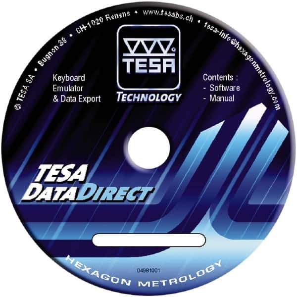 TESA Brown & Sharpe - Data Collection/Reporting SPC Software - Compatible with Windows, For Use with Twin-Cal Calipers - Exact Industrial Supply