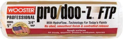 Wooster Brush - 3/4" Nap, 9" Wide Paint Roller - Rough Texture, Woven - Exact Industrial Supply