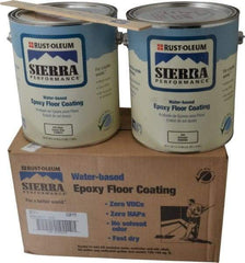 Rust-Oleum - 1 Gal Can Classic Gray Floor Coating - 230 to 340 Sq Ft/Gal Coverage - Exact Industrial Supply