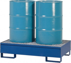 Enpac - Spill Pallets, Platforms, Sumps & Basins Type: Spill Deck or Pallet Number of Drums: 2 - Exact Industrial Supply