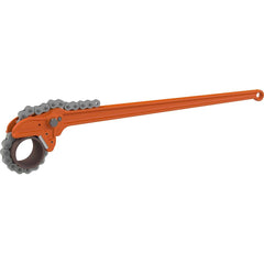 Petol - Chain & Strap Wrenches; Type: Chain Tong ; Maximum Pipe Capacity (Inch): 6 ; Chain/Strap Length: 26 (Inch); Handle Length: 30 (Inch) - Exact Industrial Supply