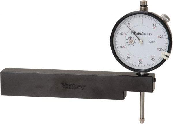 Moody Tools - 0.001" Graduation, 1" Max Meas, 0-100 Dial Reading, Dial Indicator & Base Kit - 0.001" Resolution - Exact Industrial Supply