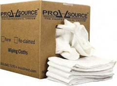 PRO-SOURCE - 25 Inch Long x 16 Inch Wide Virgin Cotton Surgical Towels - White, Huck Toweling, Lint Free, 5 Lbs. at 4 to 6 per Pound, Box - Exact Industrial Supply