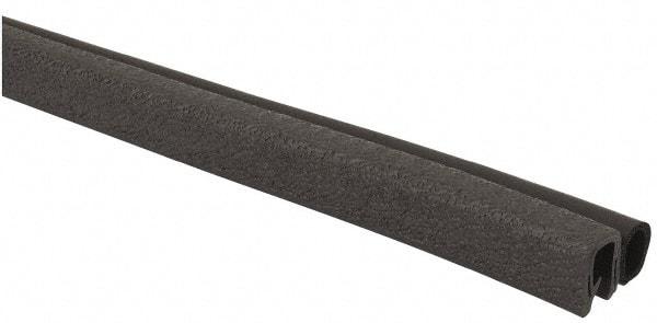 TRIM-LOK - 3/16 Inch Thick x 0.36 Inch Wide, PVC/EPDM, Trim Seal Wear Strip - 3/16 Inch Wide - Exact Industrial Supply