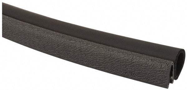 TRIM-LOK - 1/8 Inch Thick x 0.3 Inch Wide, PVC/EPDM, Trim Seal Wear Strip - 1/8 Inch Wide - Exact Industrial Supply