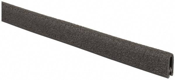 TRIM-LOK - 1/16 Inch Thick x 0.23 Wide x 250 Ft. Long, EPDM Rubber Edge Trim - Leather Texture - Exact Industrial Supply