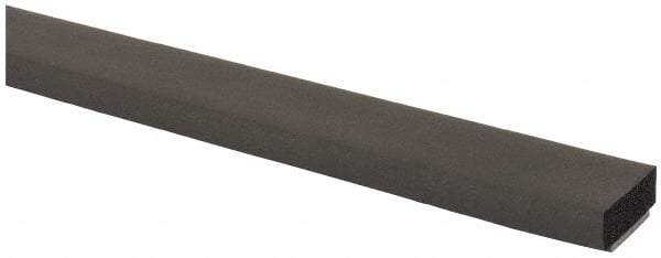 TRIM-LOK - 1/4 Inch Thick x 3/4 Wide x 100 Ft. Long, EPDM Rubber Rectangle Seal with Tape - Exact Industrial Supply