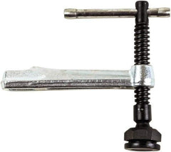 Bessey - 1,450 Lb Clamping Pressure, Steel, T Handle, SLV Bar & Pipe Clamping Arm - 4-3/4" Throat Depth - Exact Industrial Supply