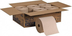 Georgia Pacific - Hard Roll of 1 Ply Brown Paper Towels - 7-7/8" Wide, 800' Roll Length - Exact Industrial Supply