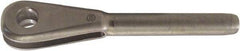 Loos & Co. - 3/8" Fork End - Stainless Steel - Exact Industrial Supply