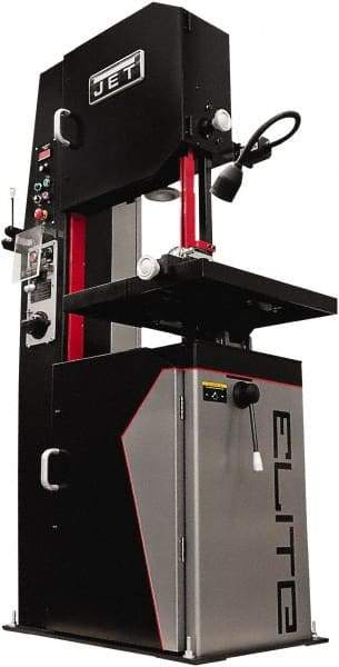 Jet - 20 Inch Throat Capacity, Variable Speed Pulley Vertical Bandsaw - 50 m/min, 2 HP, Three Phase - Exact Industrial Supply