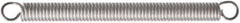 Associated Spring Raymond - 6mm OD, 7.91 N Max Load, 57.2mm Max Ext Len, Stainless Steel Extension Spring - 1.08 Lb/In Rating, 0.21 Lb Init Tension, 22.1mm Free Length - Exact Industrial Supply