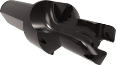 Allied Machine and Engineering - 15 to 16mm Diam, Straight Shank, 19.05mm Body Shank Diam, Combo Chamfer and Countersink Drill - TCMT 110204 Insert, 95.65mm OAL - Exact Industrial Supply
