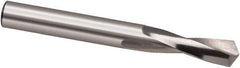 Guhring - 17mm 118° Spiral Flute High Speed Steel Screw Machine Drill Bit - Bright Finish, Right Hand Cut, 60mm Flute Length, 119mm OAL, Cone Relief Point, Straight Shank - Exact Industrial Supply