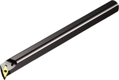 Sandvik Coromant - 1.941" Min Bore Diam, 12" OAL, 1-1/2" Shank Diam, A..SVPBR/L Indexable Boring Bar - Screw-On Holding Method - Exact Industrial Supply