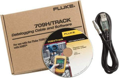 Fluke - Black/Yellow Electrical Test Equipment Software & Cable - Use with Fluke 709H Loop Calibrators - Exact Industrial Supply