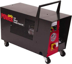 Edwards Manufacturing - 5 hp, 2,750 Max psi, 3.5 GPM, Hydraulic Power Unit - 7 Gal Tank, 37-1/2" Long x 15-1/4" Wide x 31-1/4" High, 1 Phase, 230 Volt, 14 Amp - Exact Industrial Supply