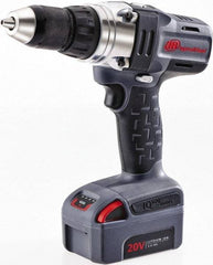 Ingersoll-Rand - 20 Volt 1/2" Chuck Pistol Grip Handle Cordless Drill - 0-1900 RPM, Lithium-Ion Batteries Not Included - Exact Industrial Supply