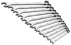 SK - 12 Piece, 8 to 19mm, 12 Point Combination Wrench Set - Exact Industrial Supply