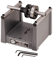 Sopko - 6-1/2" Wide x 4-13/16" High, Wheel Balancing Stand - 4" Throat - Exact Industrial Supply