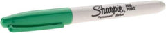 Dymo - Green Permanent Marker - Fine Felt Tip, AP Nontoxic Ink - Exact Industrial Supply