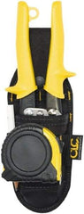 CLC - General Purpose Holster with 3 Pockets - Ballistic Polyester, Black - Exact Industrial Supply