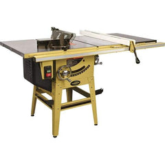 Jet - 10" Blade Diam, 5/8" Arbor Diam, 1 Phase Table Saw - 115/230 Volt, 3-1/8" Cutting Depth - Exact Industrial Supply