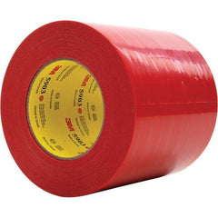 3M - 60 Yd x 5" x 7.5 mil Red Polyethylene Cloth Duct Tape - Exact Industrial Supply